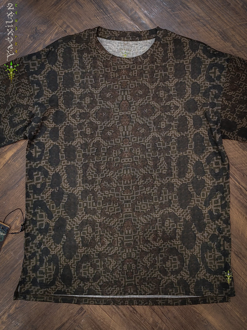 New T-Shirt Men / Cotton Supima AOP - LEOPARDUS LAGARTIKA